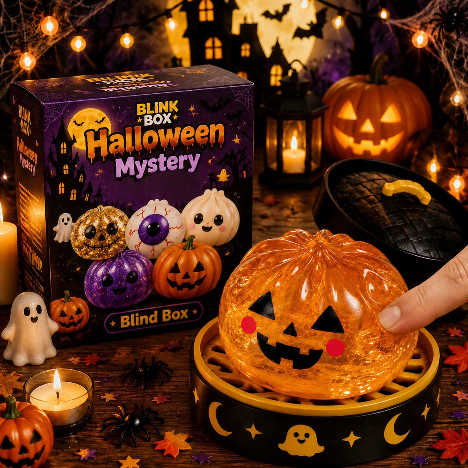 Halloween Mystery Dumpling Squishy – Spooky Sensory Fidget Toy