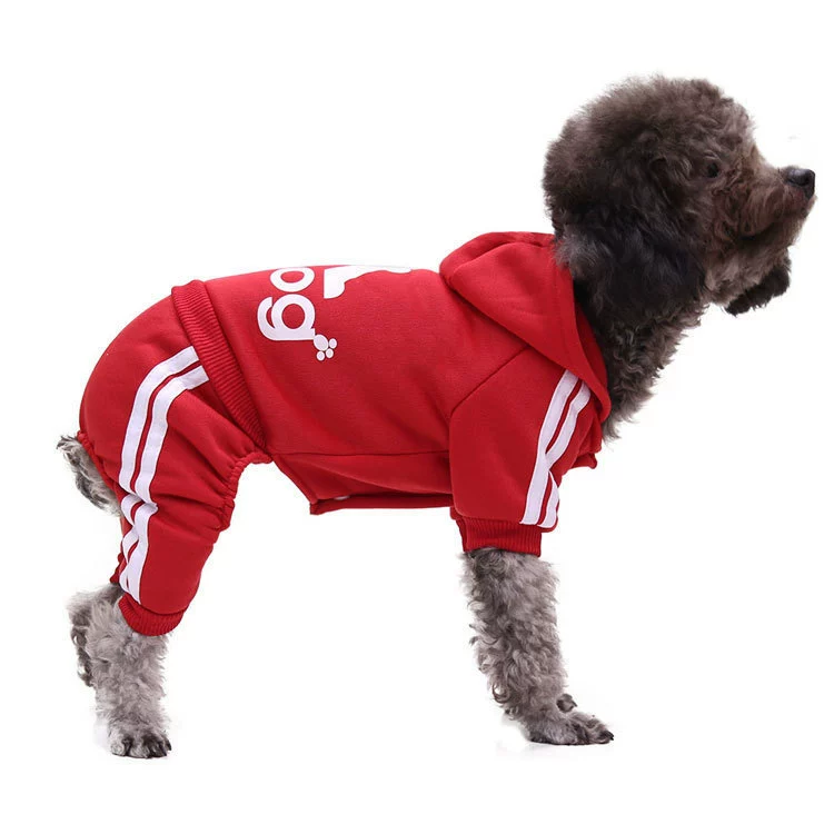 Adidog Dog Jumpsuit Tracksuit