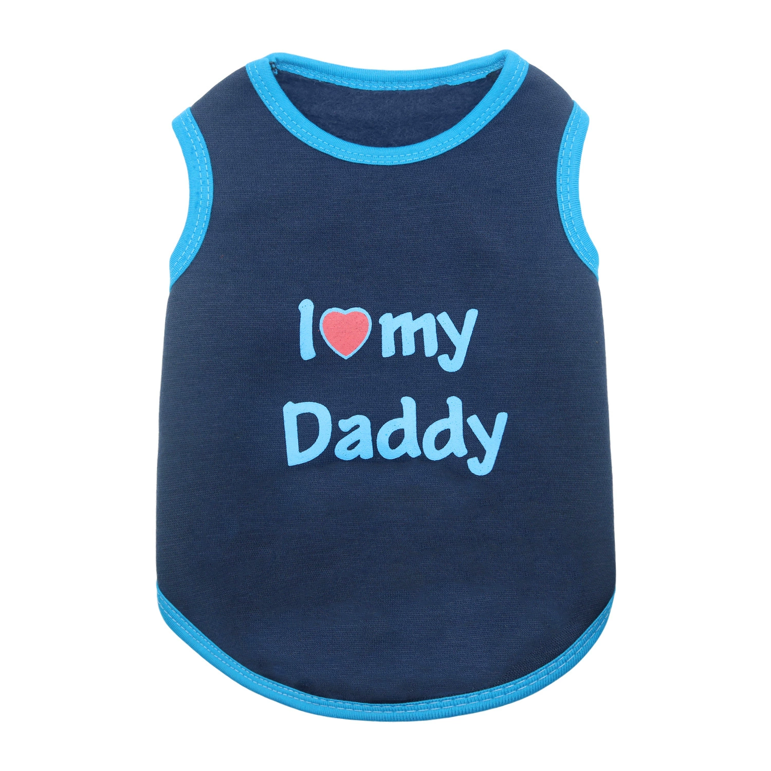 I Love My Daddy Pet Tank Top for Dogs & Cats – Sleeveless Summer Shirt