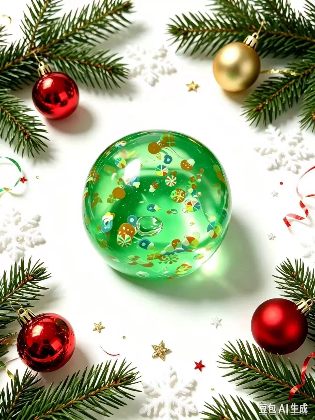 Christmas Gel Ball Squishy – Festive Sensory Fidget Toy
