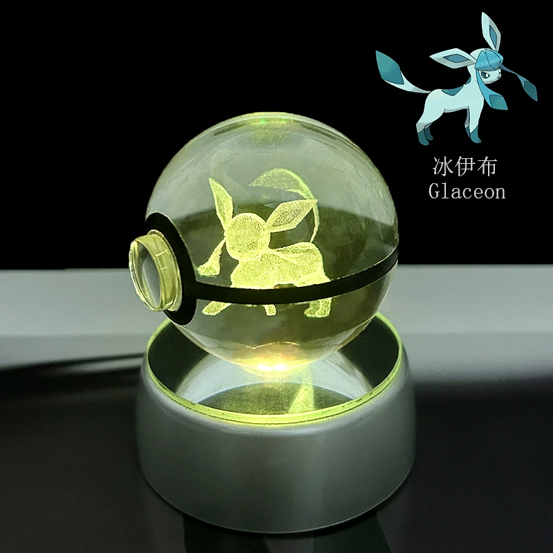 Pokémon Crystal Ball 3D Night Light Lamp