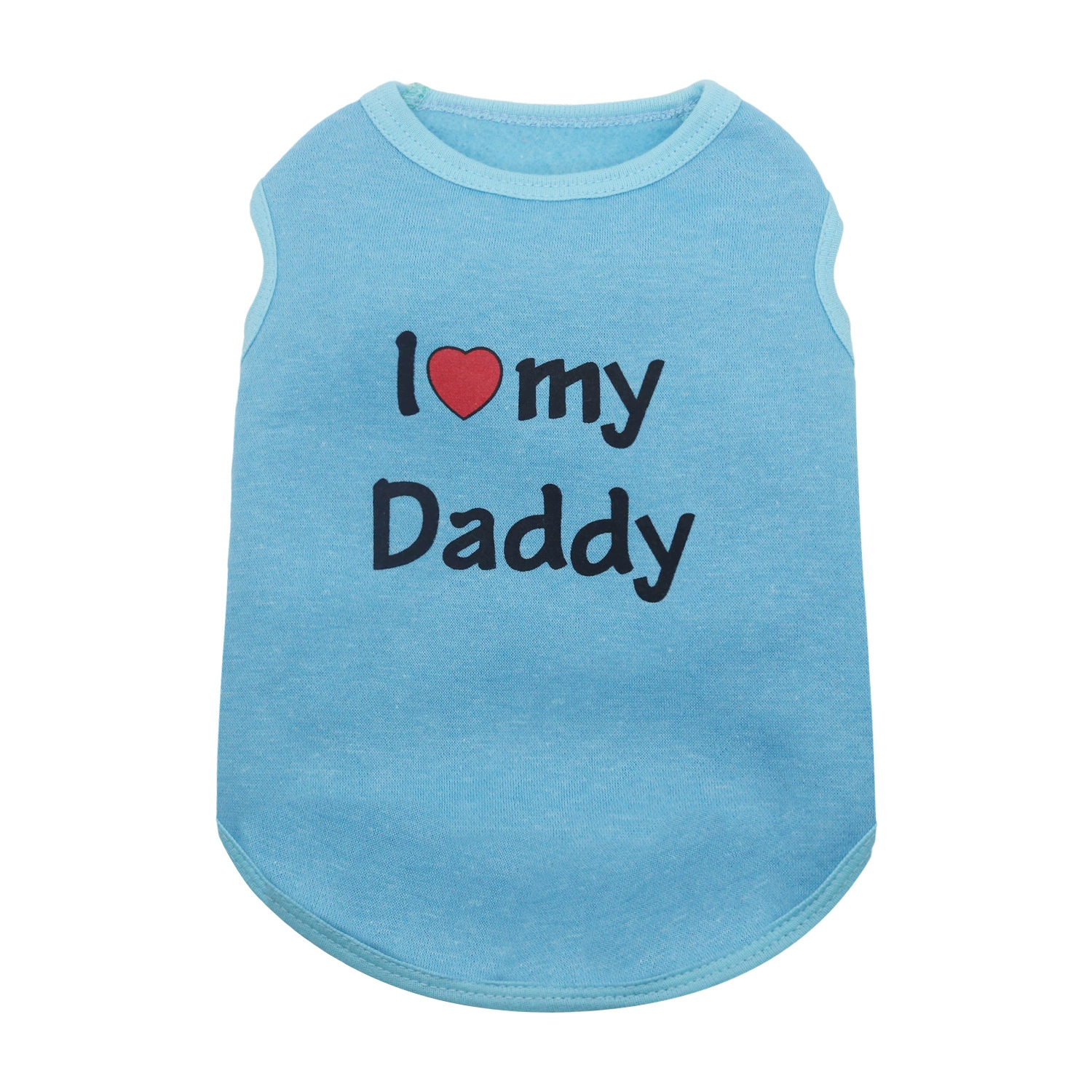 I Love My Daddy Pet Tank Top for Dogs & Cats – Sleeveless Summer Shirt