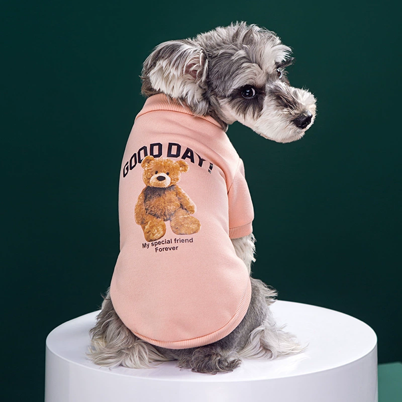 Cartoon Print Dog Sweatshirt – Cozy Pet Pullover for Small & Medium Dogs