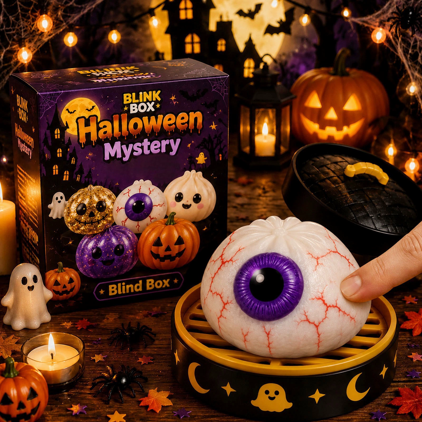 Halloween Mystery Dumpling Squishy – Spooky Sensory Fidget Toy