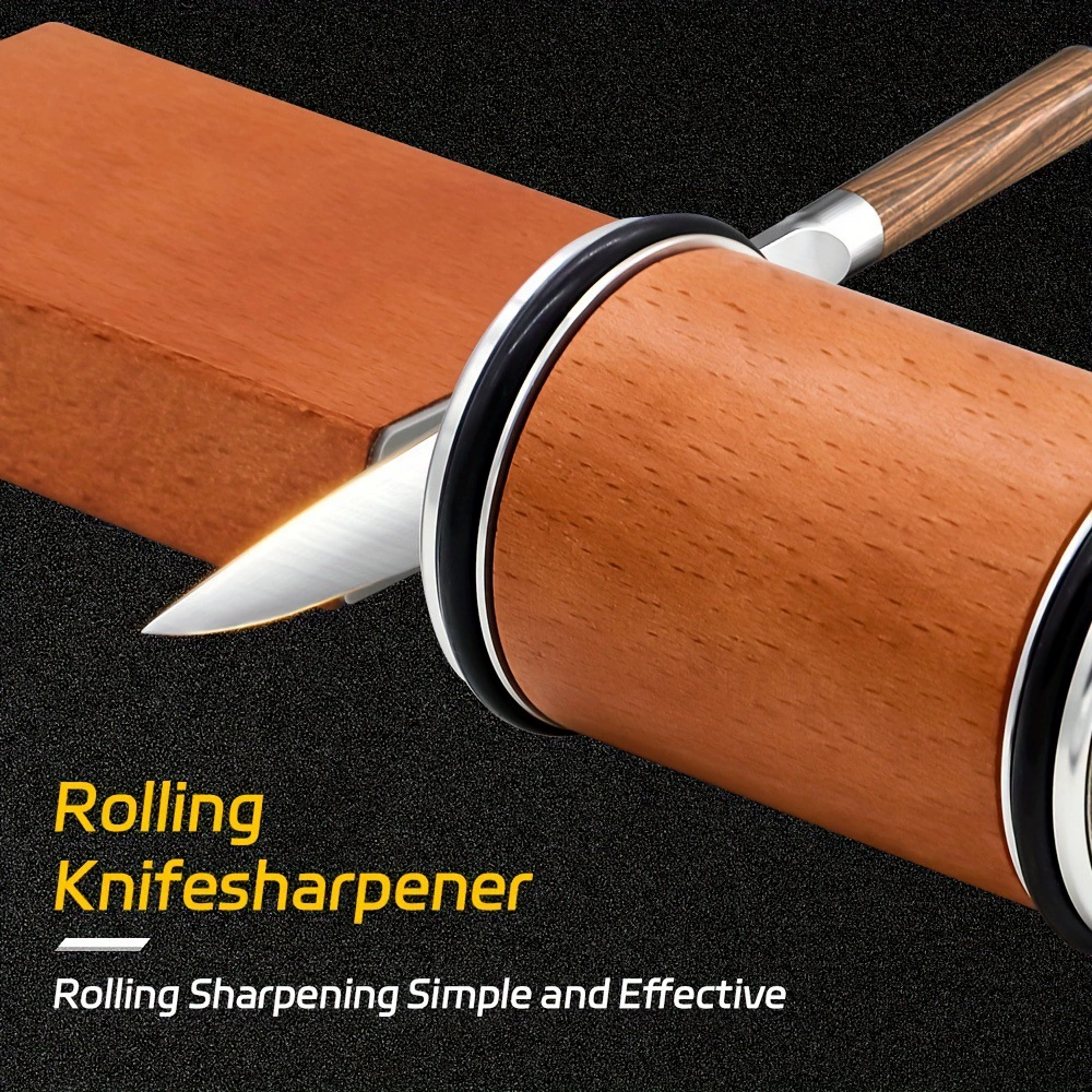 Classic Rolling Knife Sharpener with Diamond Whetstone