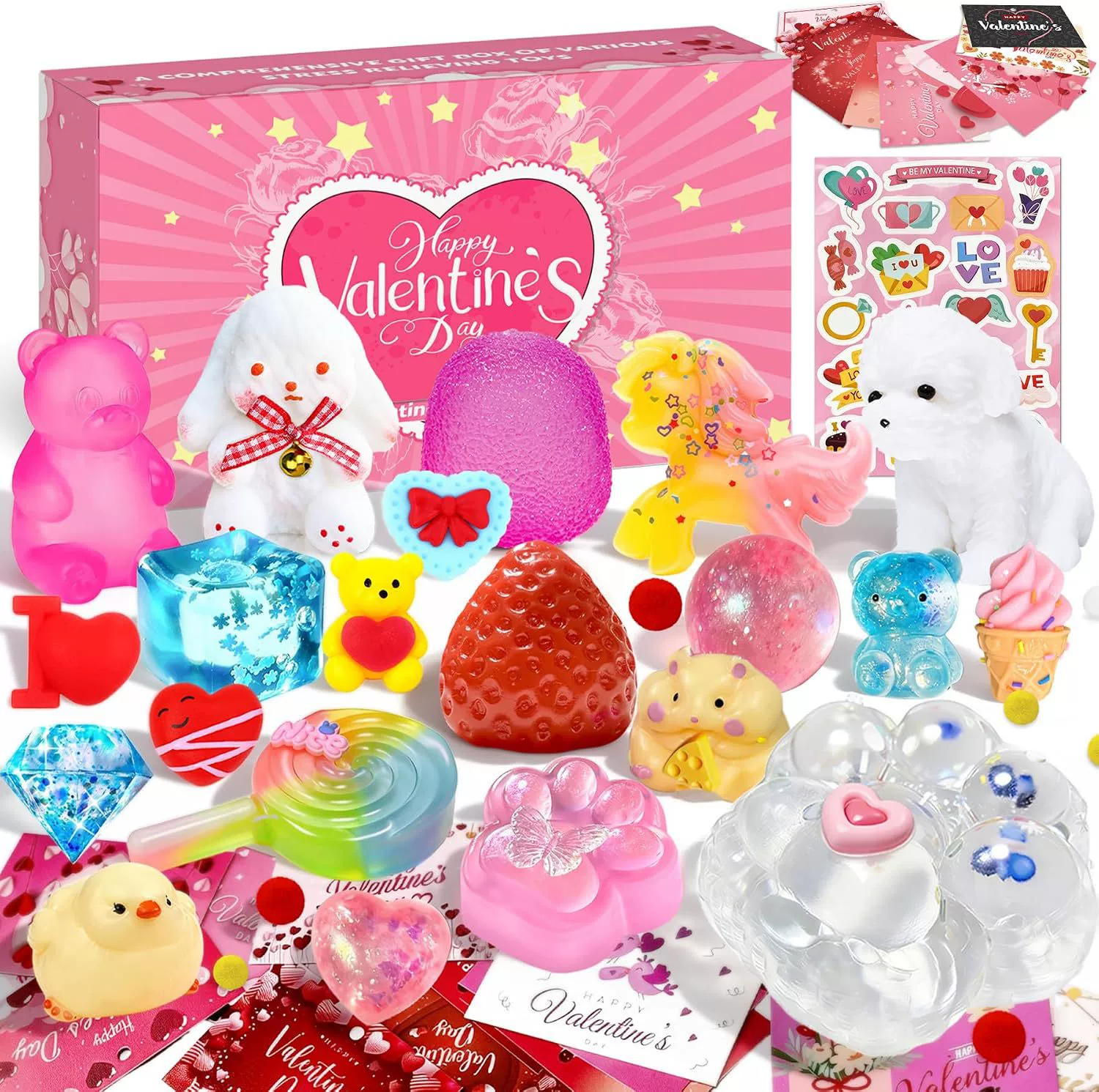 Squishy Advent Calendar – 12/24-Piece Mystery Sensory Fidget Toy Set