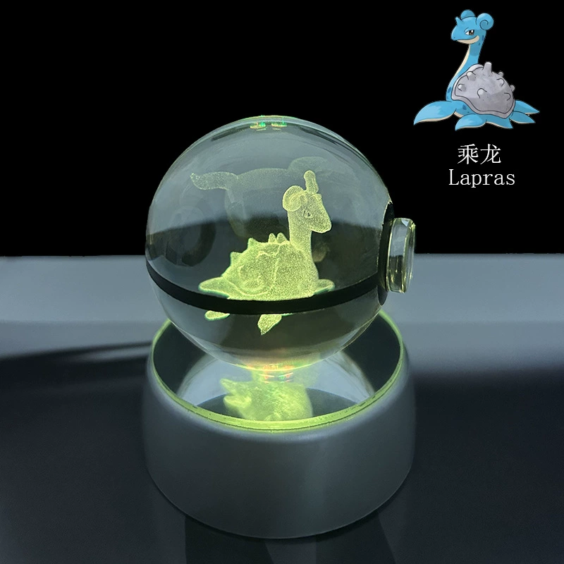 Pokémon Crystal Ball 3D Night Light Lamp