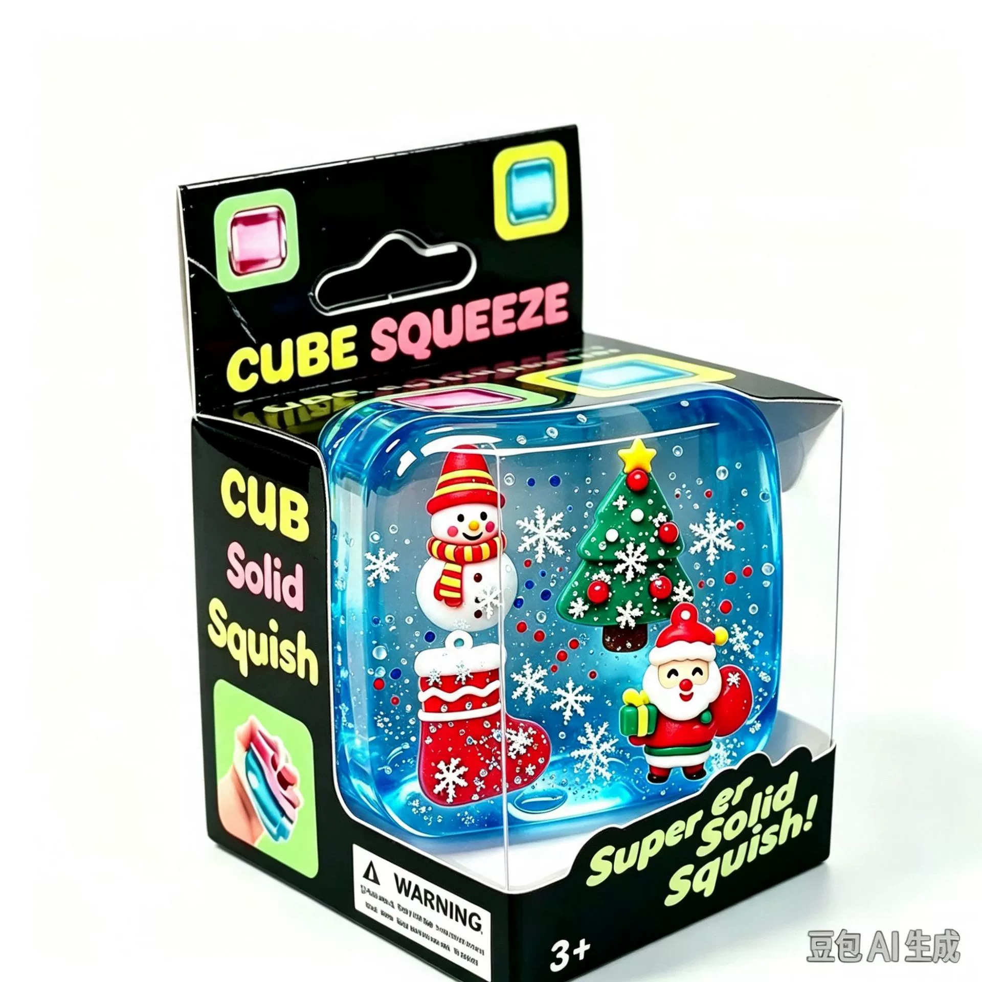 Christmas Gel Ball Squishy – Festive Sensory Fidget Toy
