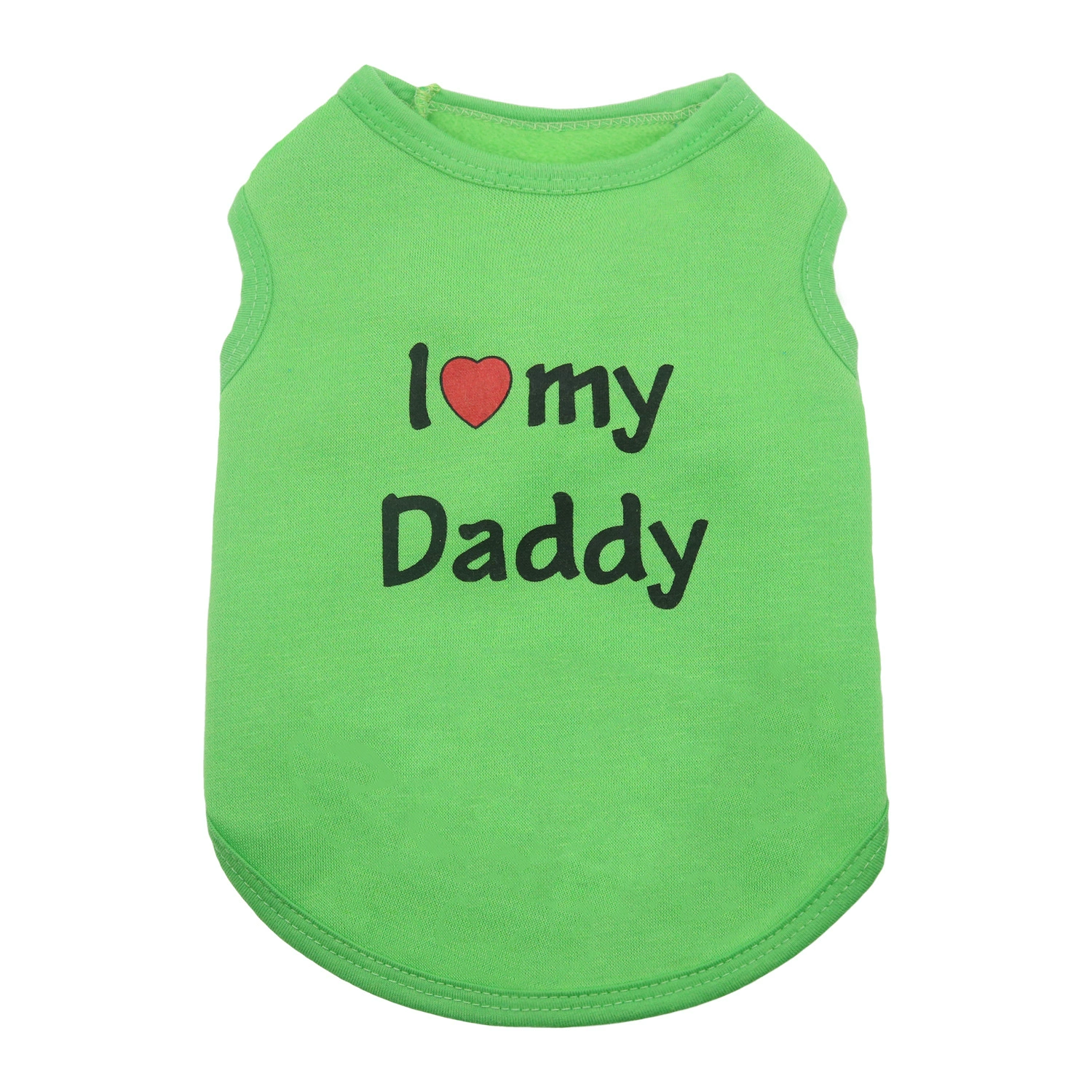 I Love My Daddy Pet Tank Top for Dogs & Cats – Sleeveless Summer Shirt