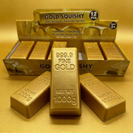 Gold Bar Squishy Stress Relief Toy
