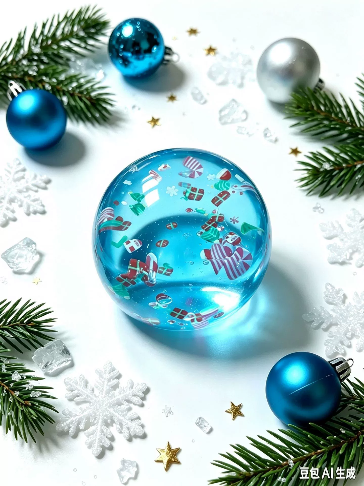 Christmas Gel Ball Squishy – Festive Sensory Fidget Toy