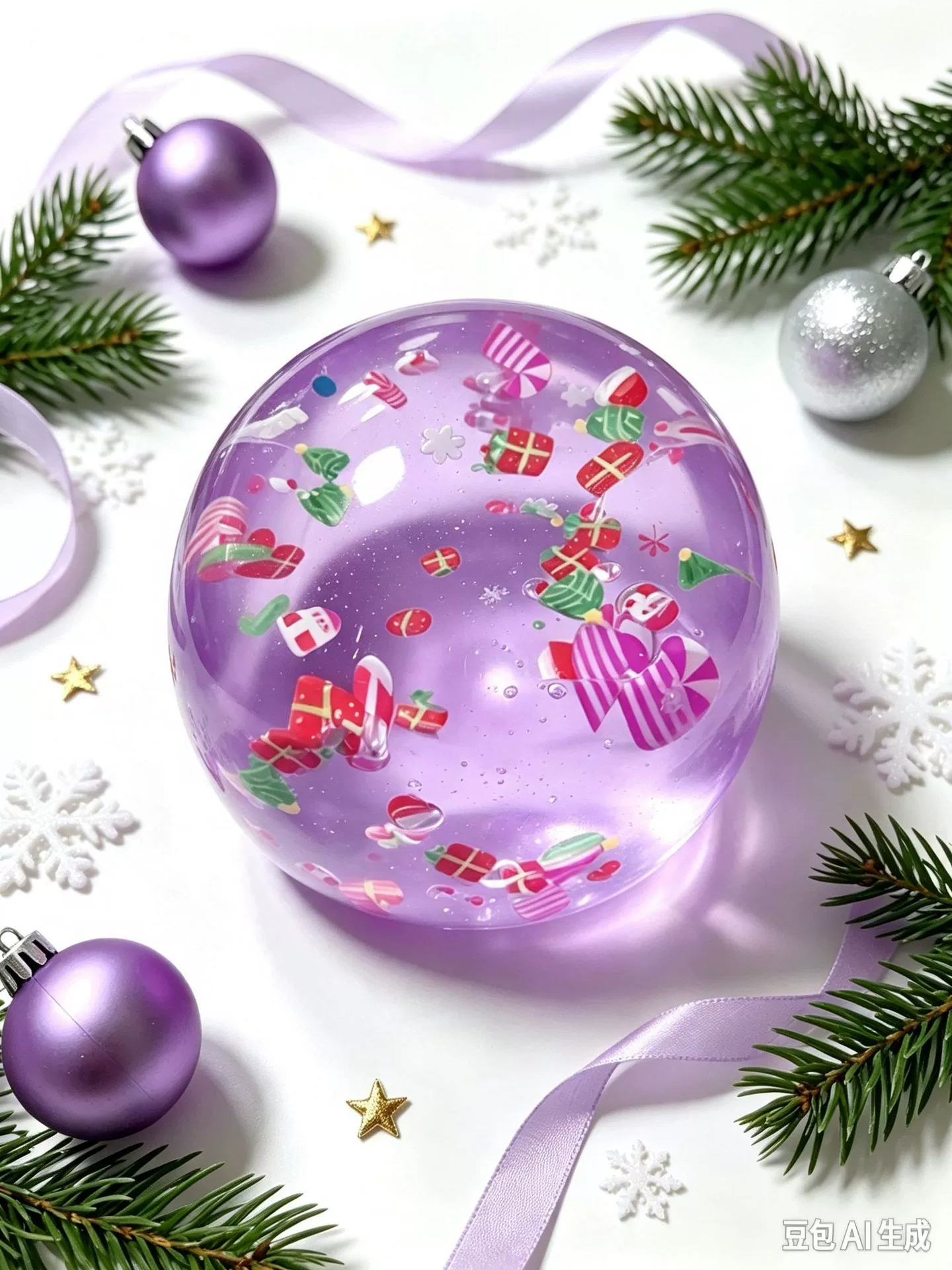 Christmas Gel Ball Squishy – Festive Sensory Fidget Toy