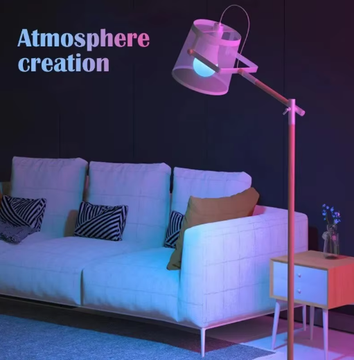 16-Color RGB LED Light Bulb with Remote