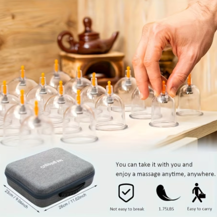 24PCS Vacuum Cupping Massage Set