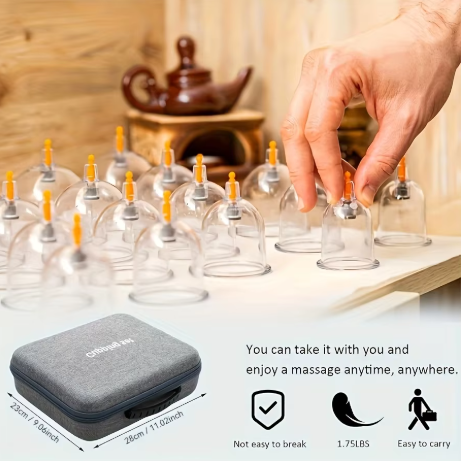 24PCS Vacuum Cupping Massage Set