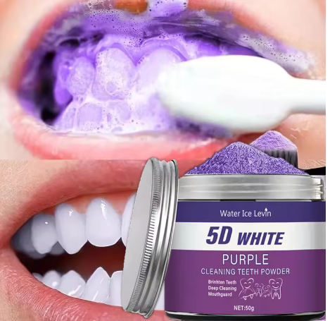50g Purple Teeth Cleaning & Whitening Powder