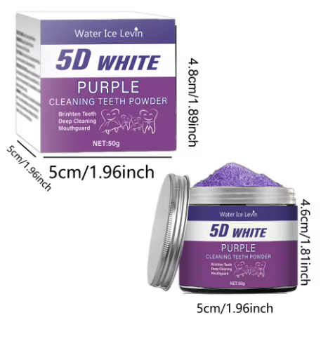 50g Purple Teeth Cleaning & Whitening Powder