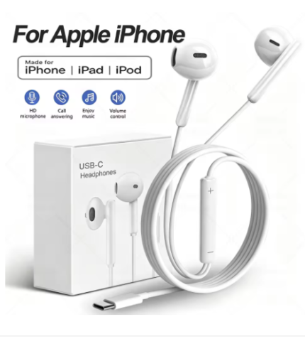 Wired Earphones for iPhone with Inline Controls