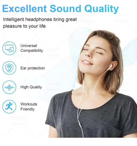 Wired Earphones for iPhone with Inline Controls