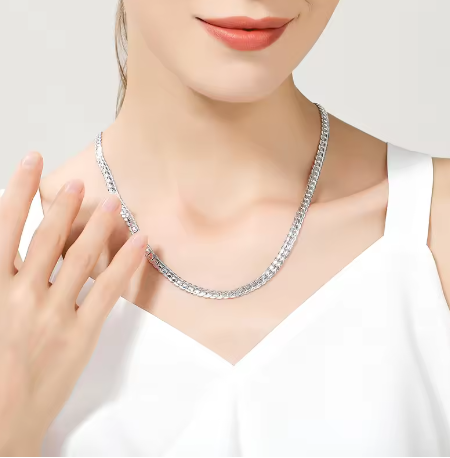 24-Inch Unisex Curb Chain Necklace