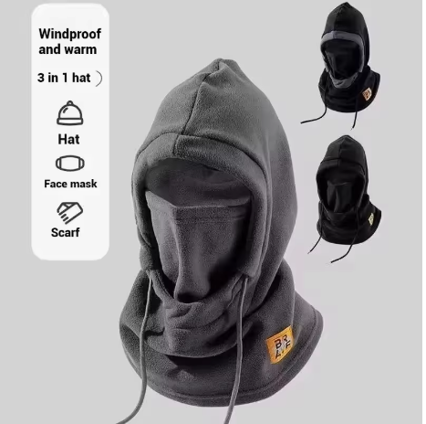 4-in-1 Winter Warm Balaclava Hat with Face Mask