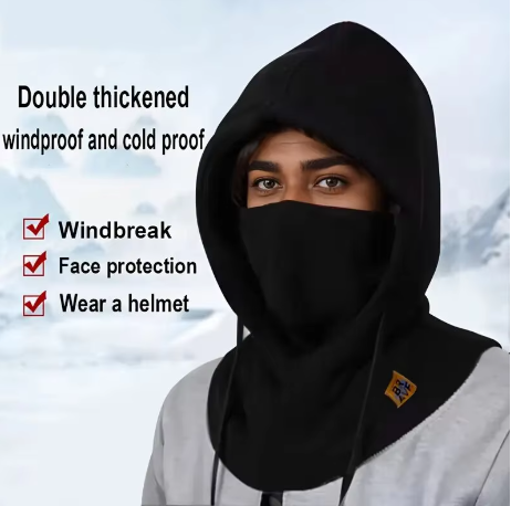 4-in-1 Winter Warm Balaclava Hat with Face Mask