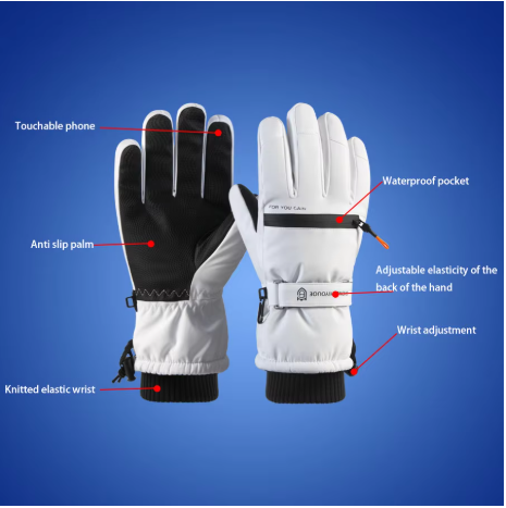 Unisex Windproof Waterproof Ski Gloves