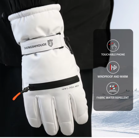 Unisex Windproof Waterproof Ski Gloves