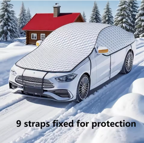 Windproof Dustproof Half Car Cover
