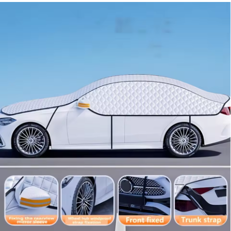 Windproof Dustproof Half Car Cover