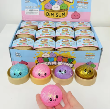 Glitter Dumpling Squishy Blind Box