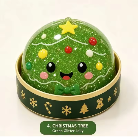 Christmas Peppermint Dumpling Squishy