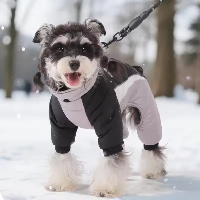 Reflective Warm Dog Snow Jacket – Windproof Insulated Winter Coat