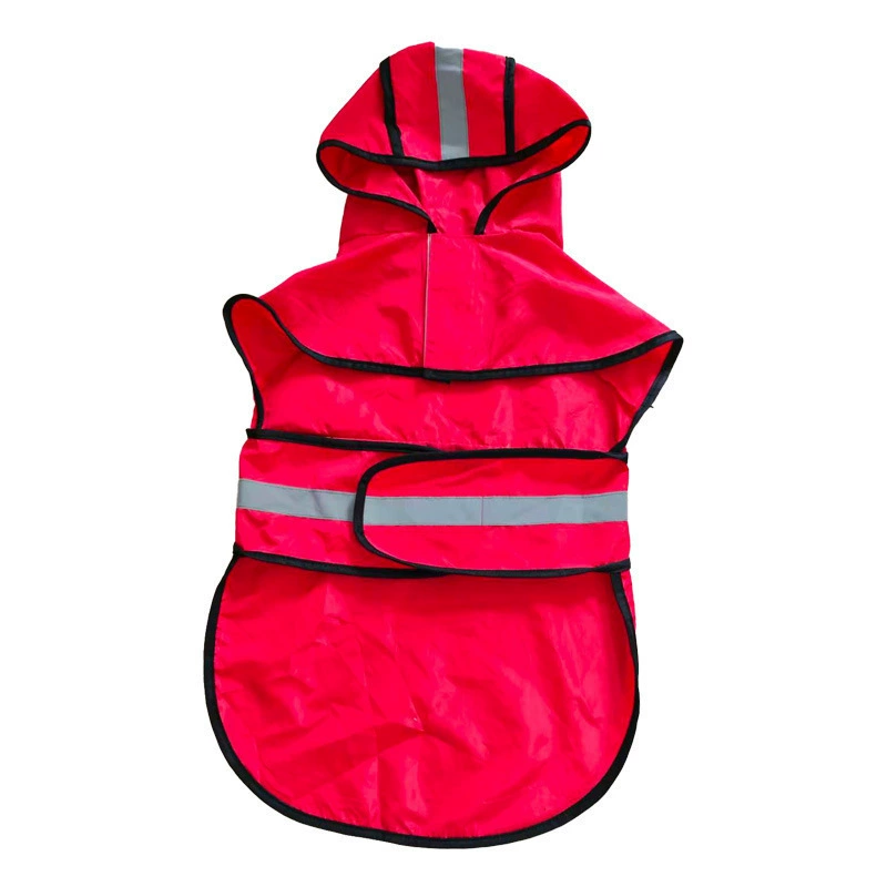 Reflective Waterproof Dog Raincoat – Hooded Lightweight Pet Jacket for Rainy Walks