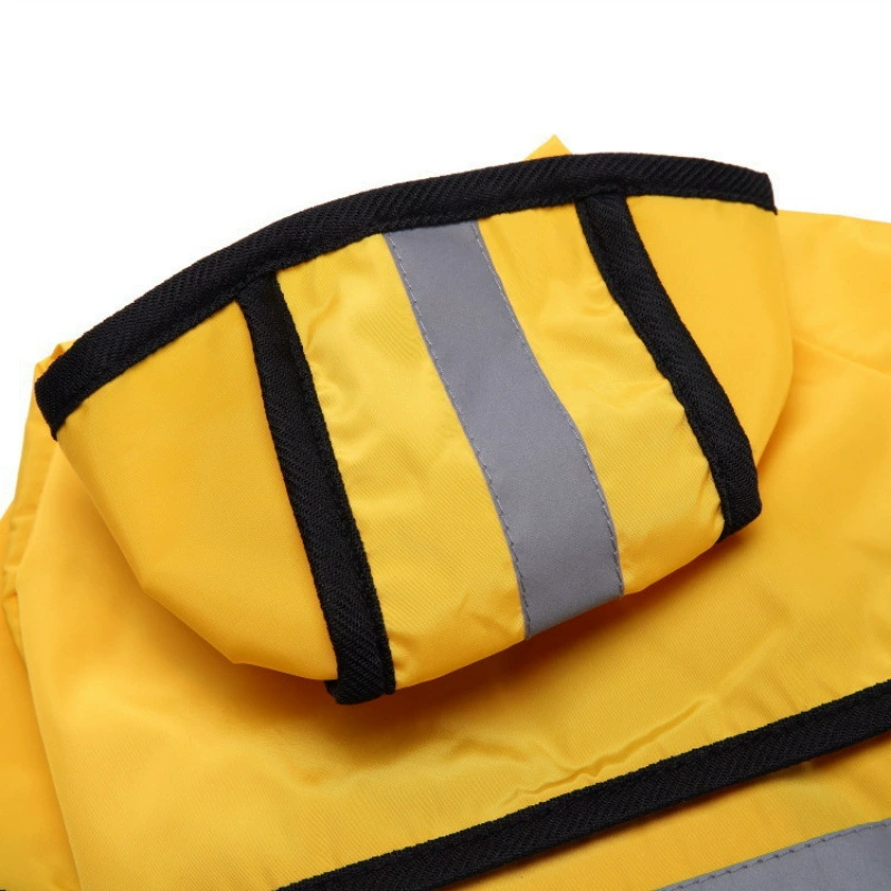 Reflective Waterproof Dog Raincoat – Hooded Lightweight Pet Jacket for Rainy Walks