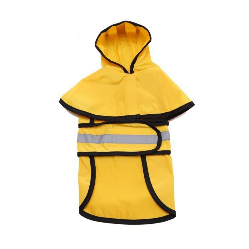 Reflective Waterproof Dog Raincoat – Hooded Lightweight Pet Jacket for Rainy Walks