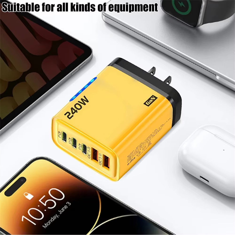 240W GaN 5-in-1 Fast USB Charger