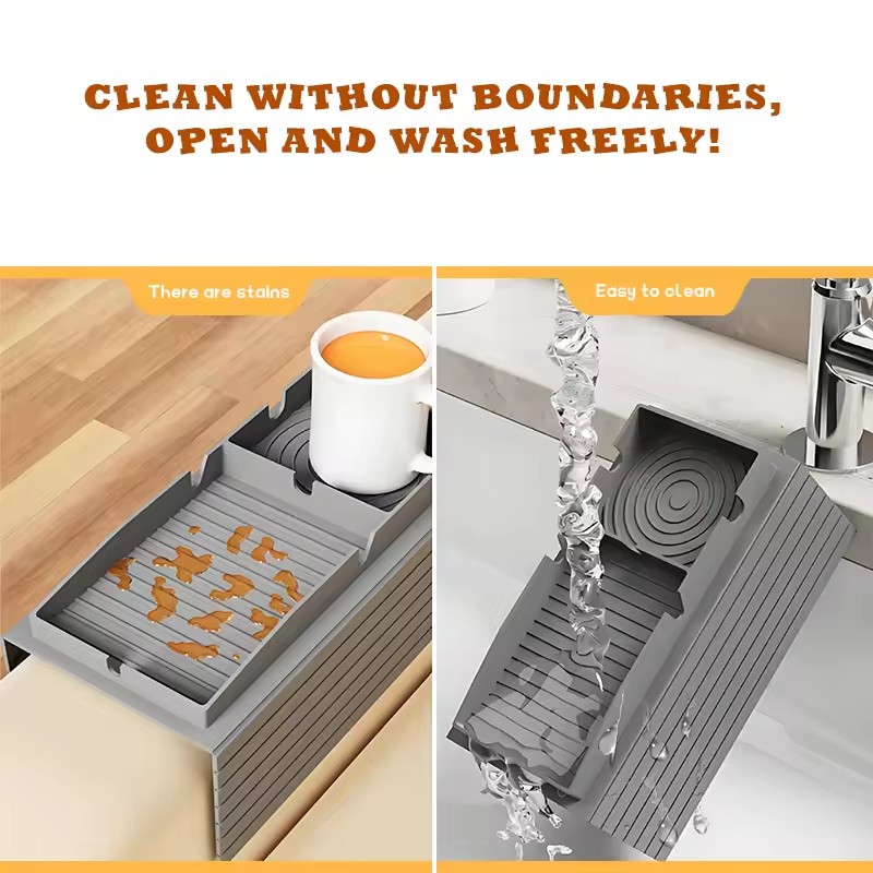 Silicone Couch Cup Holder Tray