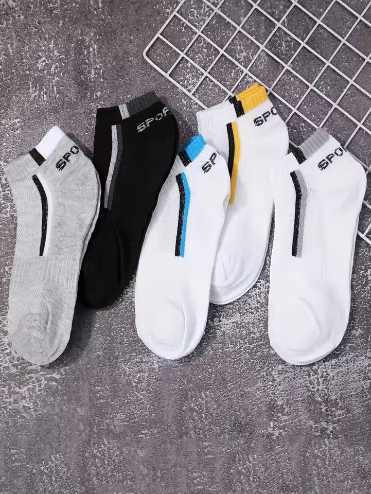 10 Pairs Men’s Breathable Ankle Sports Socks