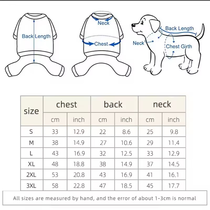 Waterproof Dog Snow Jacket – Warm Full-Body Pet Winter Jumpsuit