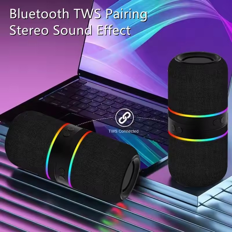 2-in-1 Magnetic Bluetooth Speaker with RGB Lights