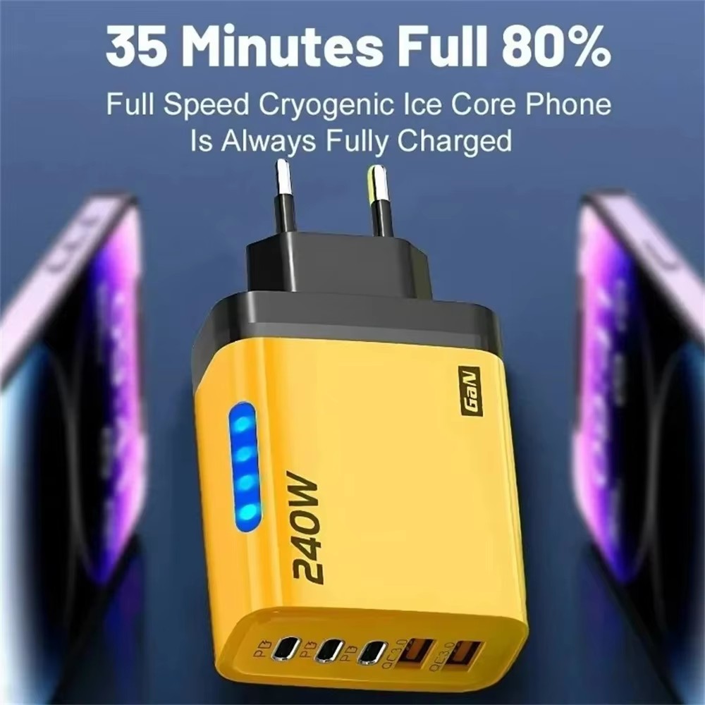 240W GaN 5-in-1 Fast USB Charger