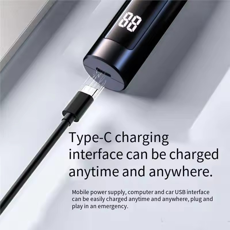 USB Rechargeable Electric Nose Hair Trimmer