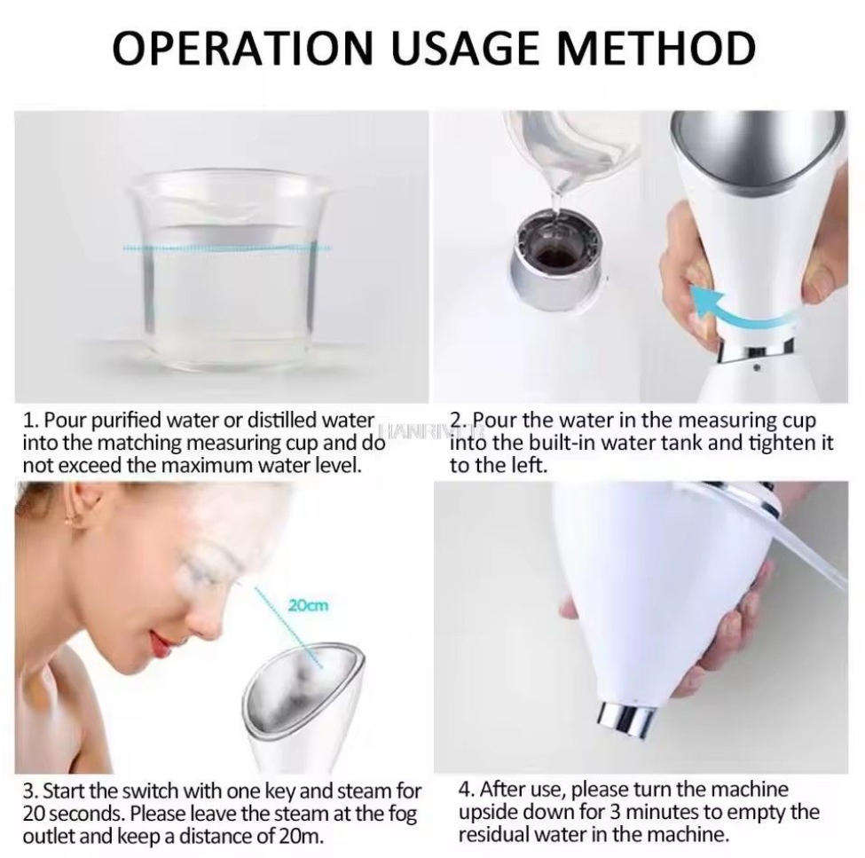 Portable Nano Ionic Facial Steamer