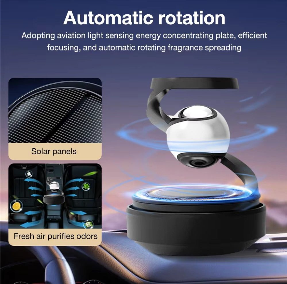 Solar Rotating Car Air Freshener