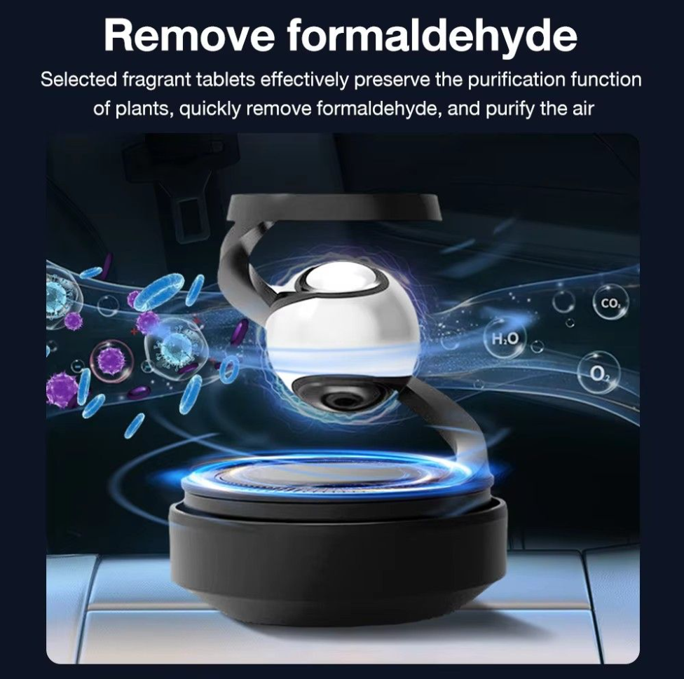 Solar Rotating Car Air Freshener
