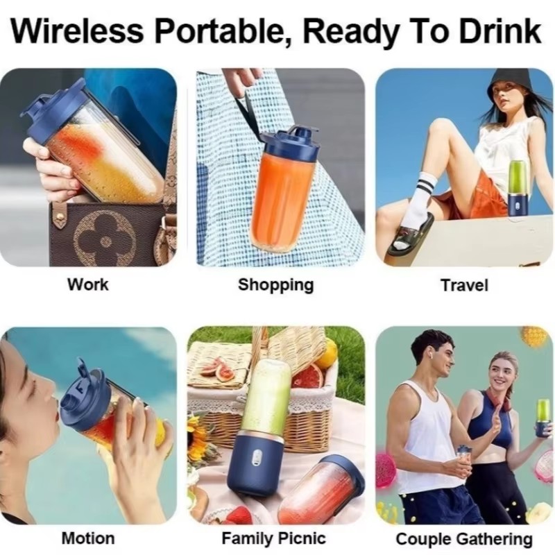 400ML Portable USB Blender & Travel Juicer Cup