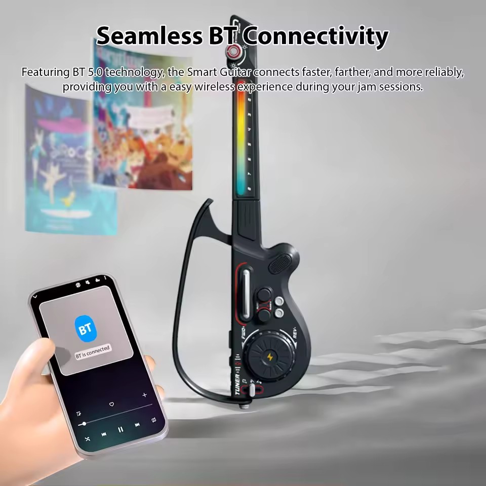 Smart Foldable Stringless Electric Guitar